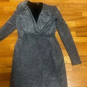 Sparkling above knee holiday dress